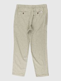 SLIM TAPERED LEINENMIX HOSE, Olive Branch, highres