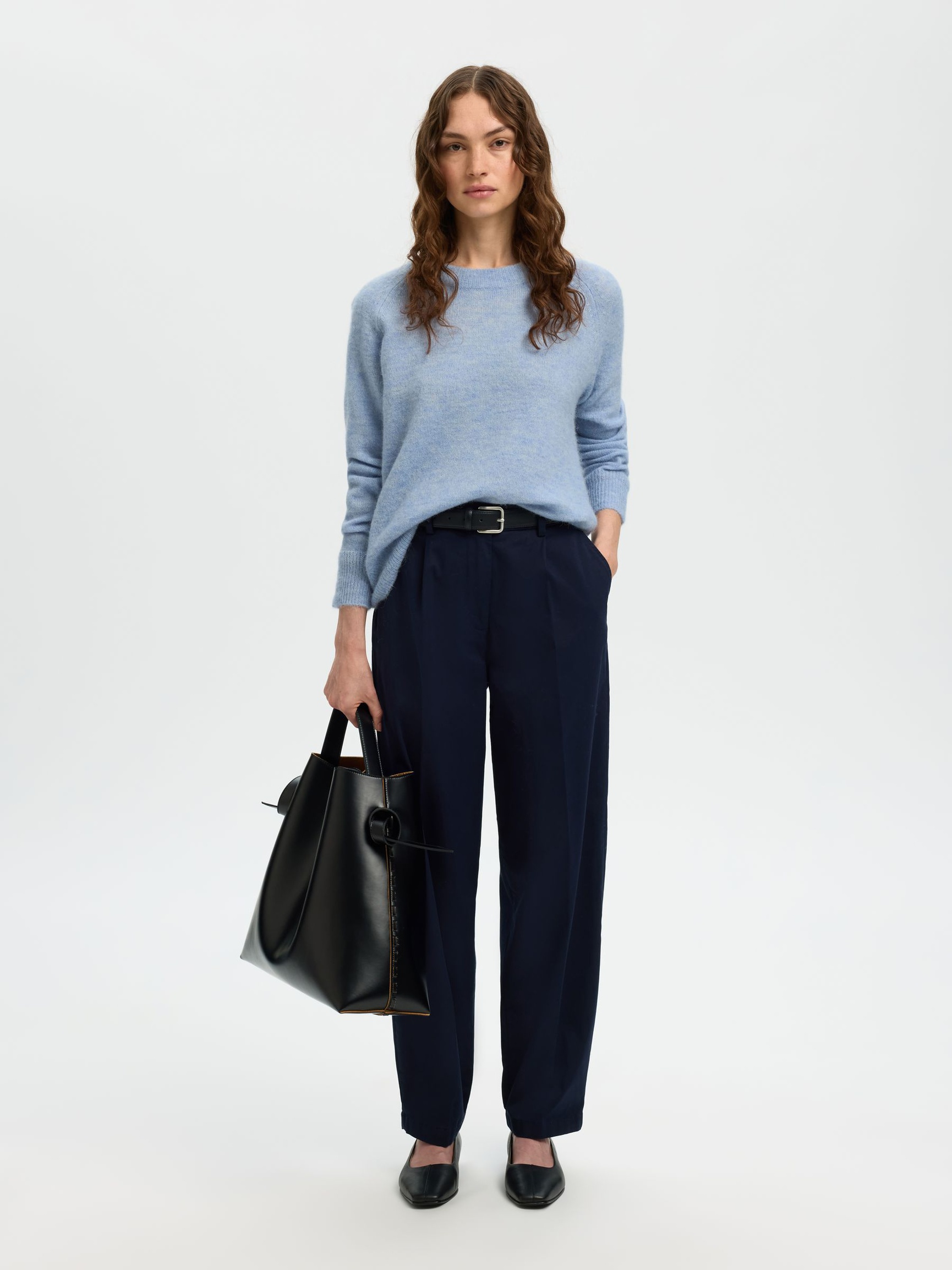 JUMPER, Cashmere Blue, highres