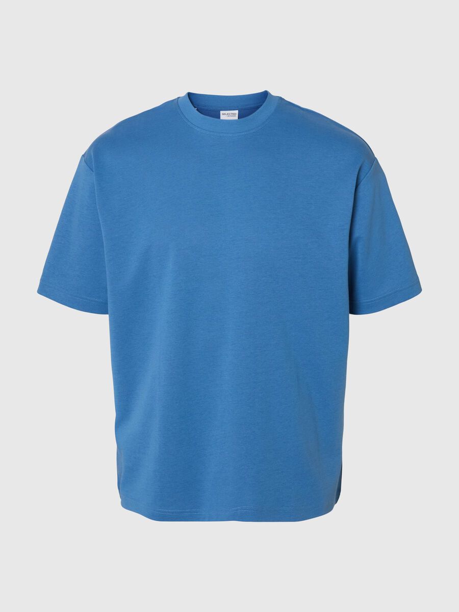 Selected LOOSE FIT T-SHIRT, Federal Blue, highres - 16094143_FederalBlue_001.jpg