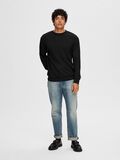 Selected VISCOSE BLEND SWEATSHIRT, Black, highres - 16092573_Black_005.jpg