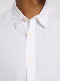 LONG SLEEVED SHIRT, White, highres