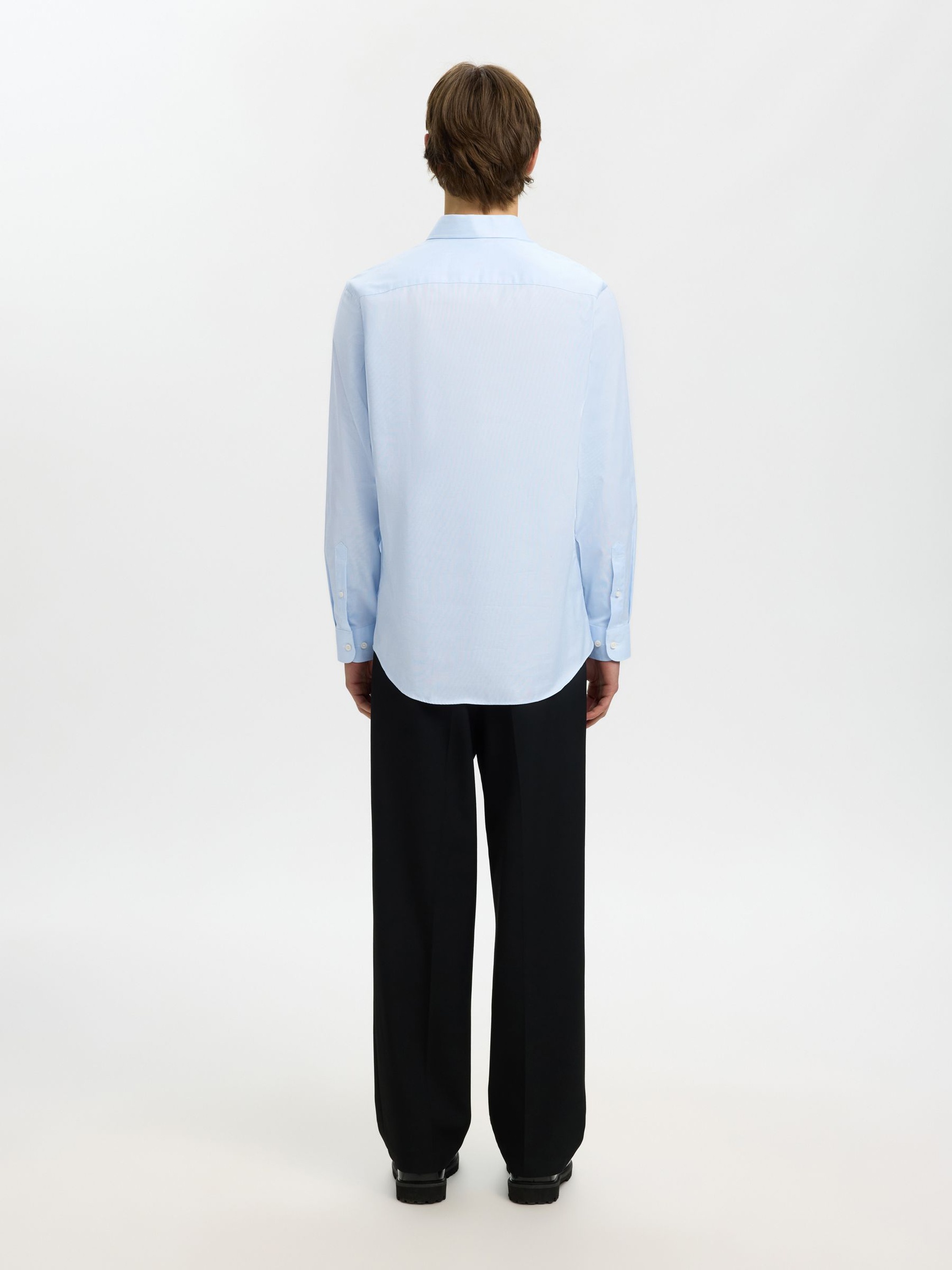 LANGÄRMELIGES SLIM FIT HEMD, Light Blue, highres