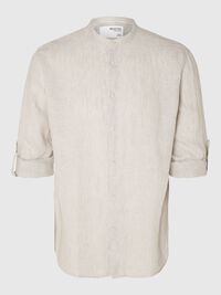 100% HØR LANGÆRMET SKJORTE, Pure Cashmere, highres