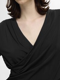TOP INCROCIATO, Black, highres