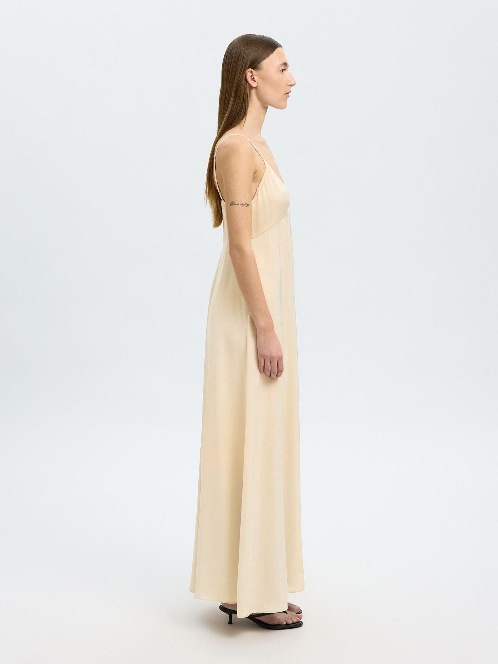 MOUWLOOS MAXI JURK, Sandshell, highres