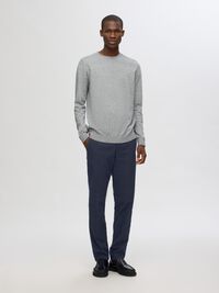 175 SLIM FIT BRUSHED CHINO, Dark Sapphire, highres