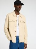 Selected REGULAR FIT OVERSHIRT, Fog, highres - 16098110_Fog_008.jpg