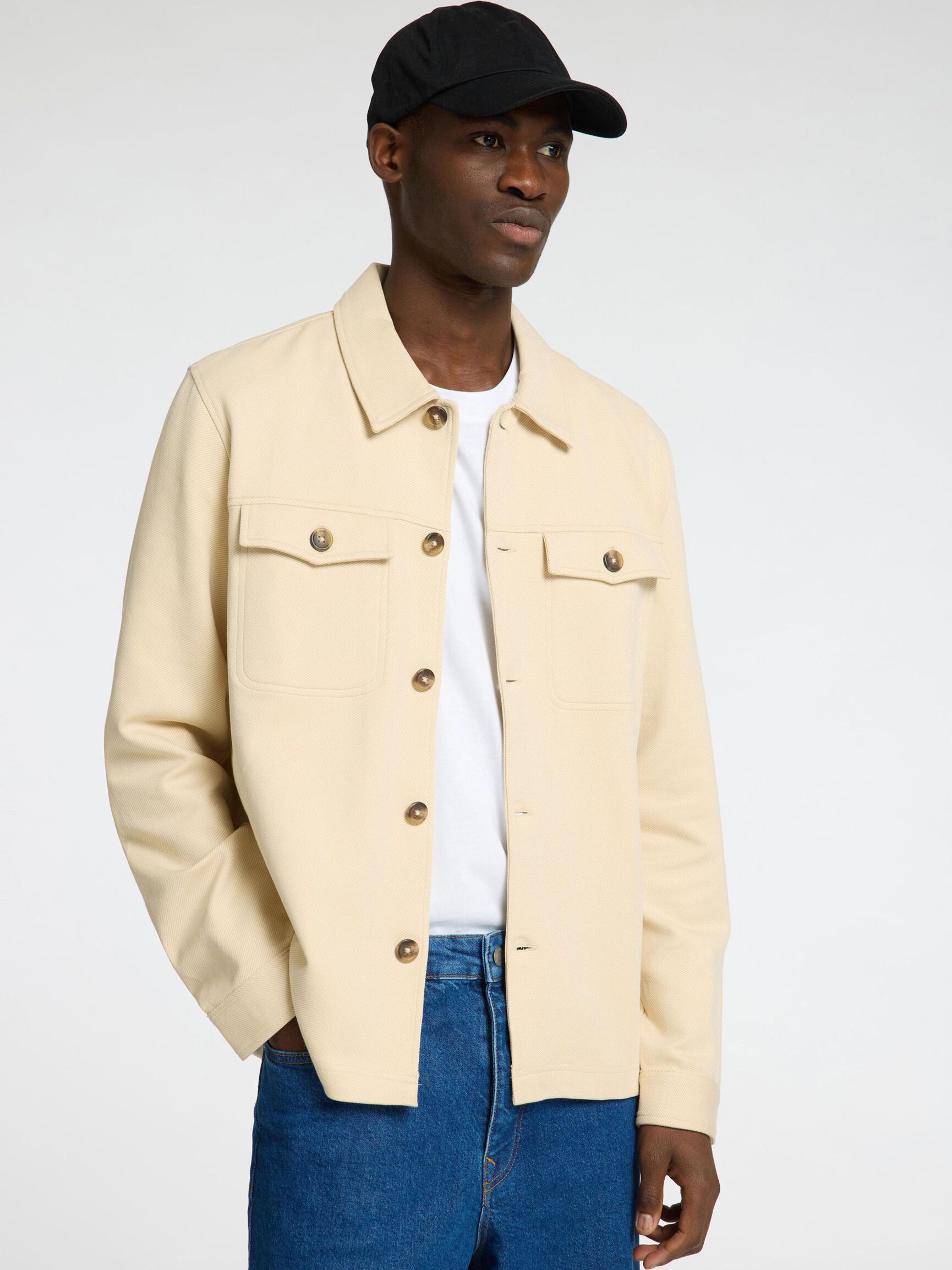 REGULAR FIT OVERSHIRT, Fog, highres