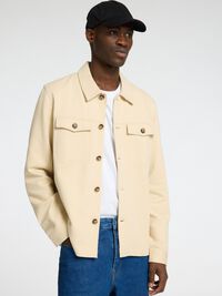 REGULAR FIT OVERSHIRT, Fog, highres