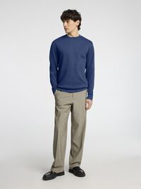 VISCOSE BLEND SWEATSHIRT, Oceana, highres