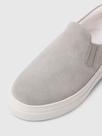 SUEDE TRAINERS, Grey, highres