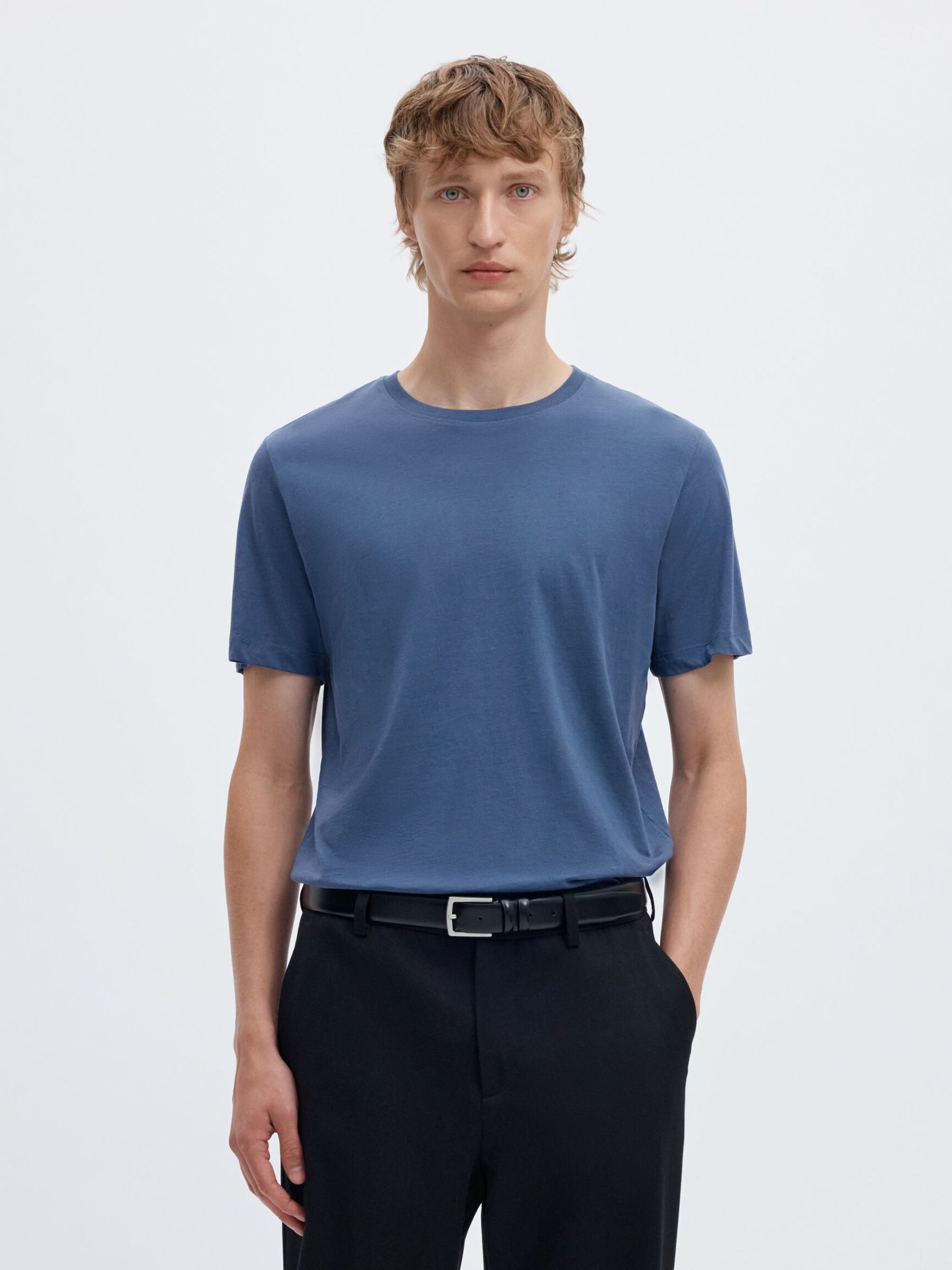 3-PACK COTTON T-SHIRT, Sky Captain, highres