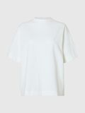 Selected RELAXED FIT EMBROIDERY T-SHIRT, Egret, highres - 16099056_Egret_001.jpg