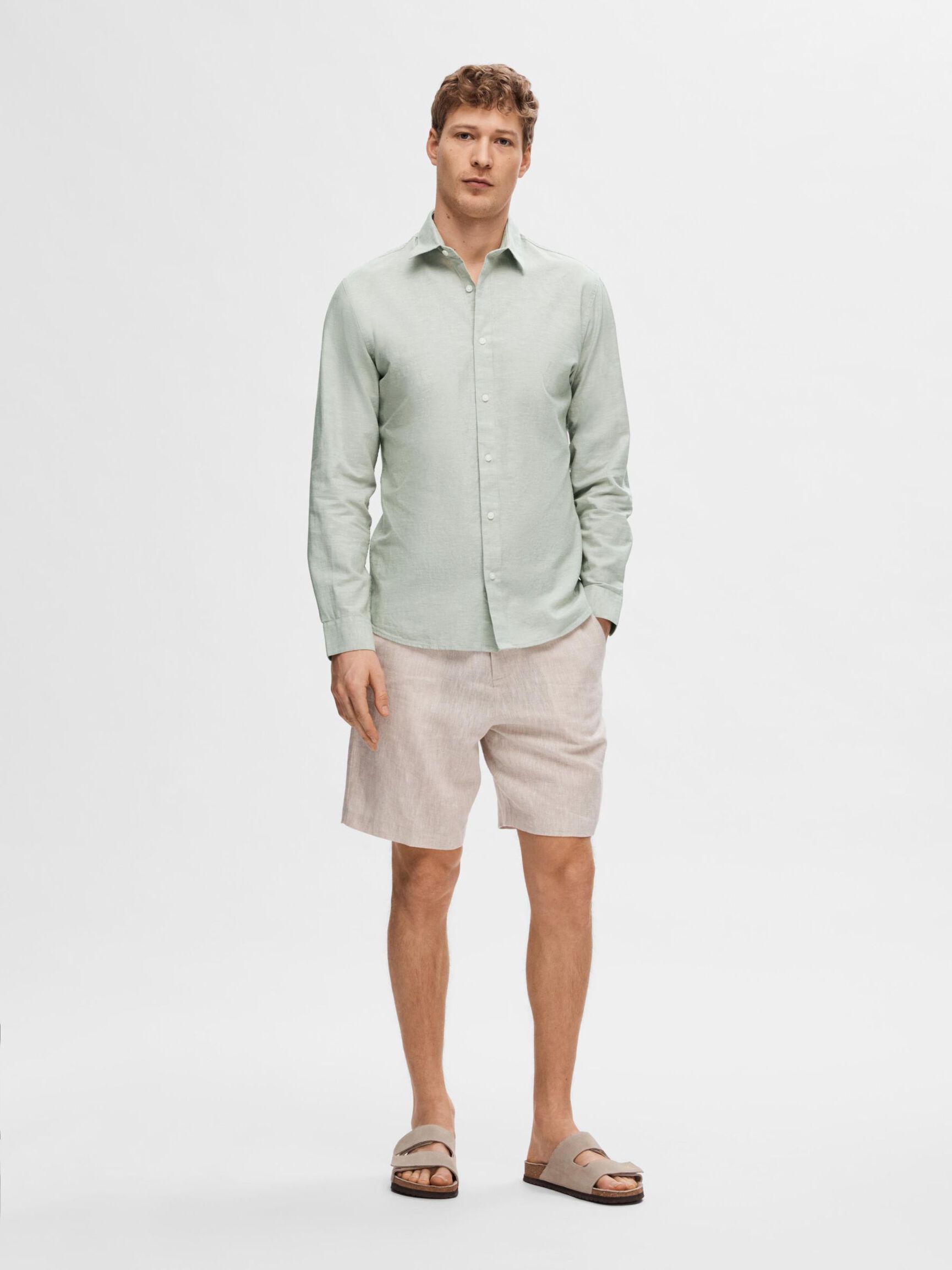 COUPE SLIM CHEMISE, Vetiver, highres