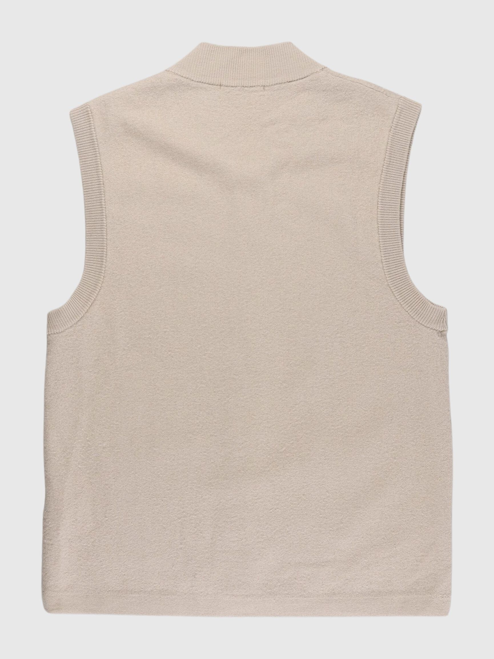 MERINO WOOL GILET, Pure Cashmere, highres