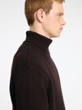 Selected WOOL BLEND ROLL NECK PULLOVER, Chocolate Torte, highres - 16094649_ChocolateTorte_006.jpg