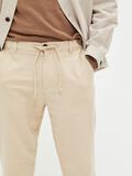 Selected SLIM TAPERED LINEN BLEND TROUSERS, Incense, highres - 16087636_Incense_983084_006.jpg