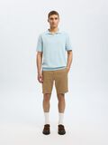 Selected SLIM-FIT CHINO SHORTS, Ermine, highres - 16092329_Ermine_005.jpg