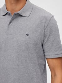 CLASSIC POLO SHIRT, Medium Grey Melange, highres