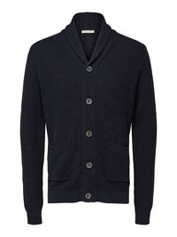 SCHALKRAGEN STRICKJACKE, Maritime Blue, highres