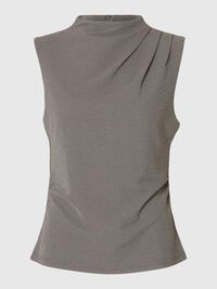 GLIMMER TOP UDEN ÆRMER, Grey, highres