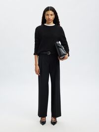 PULLOVER, Black, highres