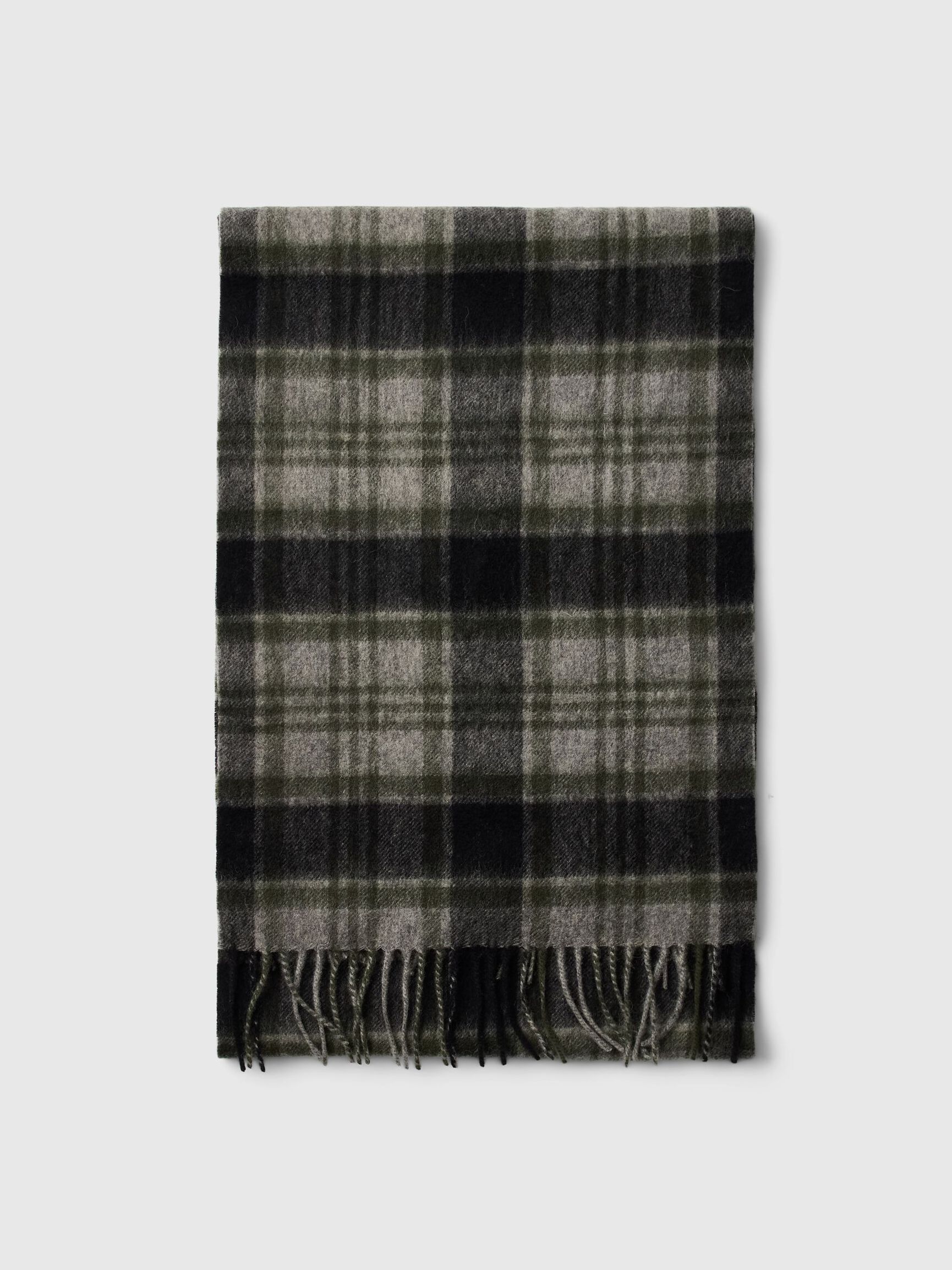 100 % ULL SKJERF, Light Grey Melange, highres