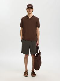 REGULAR FIT SHORTS, Peat, highres