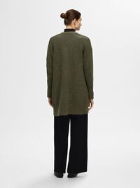LONG KNITTED CARDIGAN, Kalamata, highres