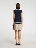 Selected V-NECK SLEEVELESS TOP, Outer Space, highres - 16099119_OuterSpace_1215997_004.jpg