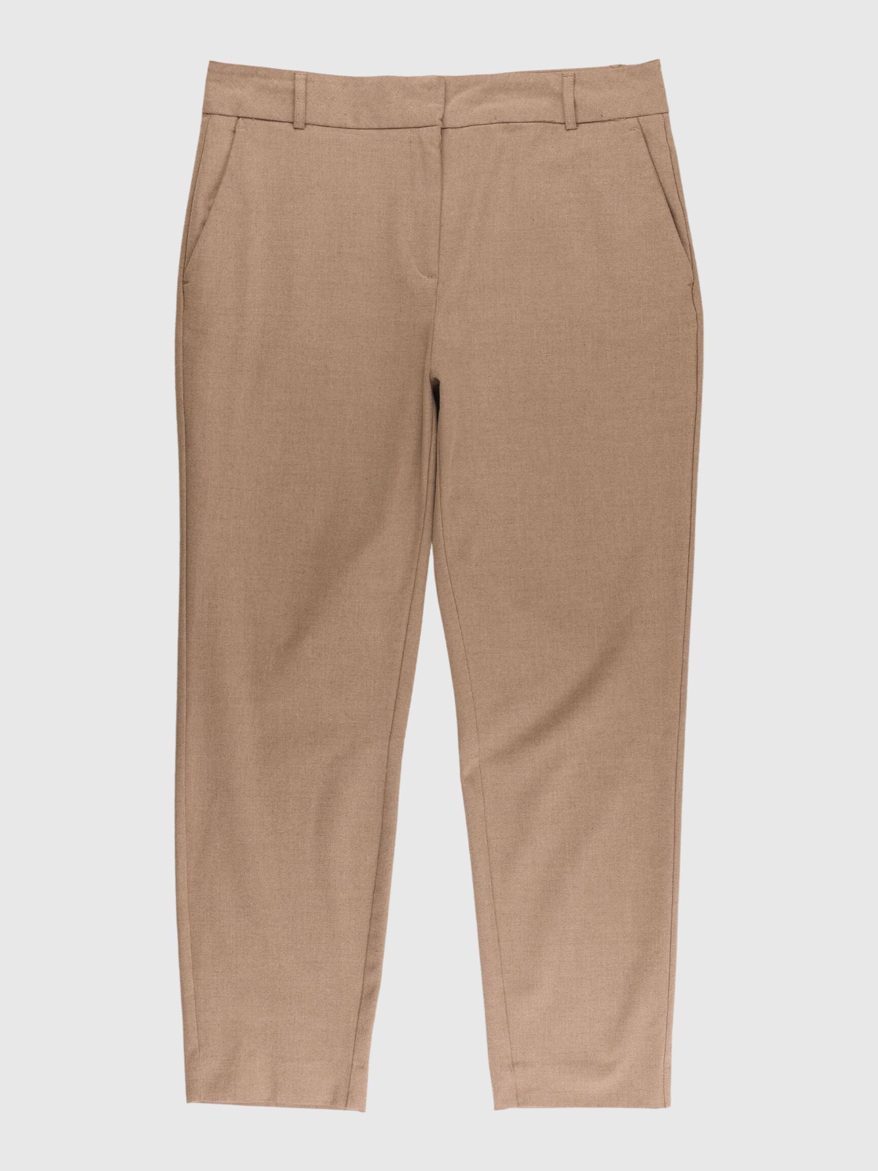 CROPPED TROUSERS, Camel, highres
