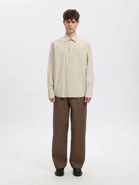 RELAXED FIT SHIRT, Silver Birch, highres