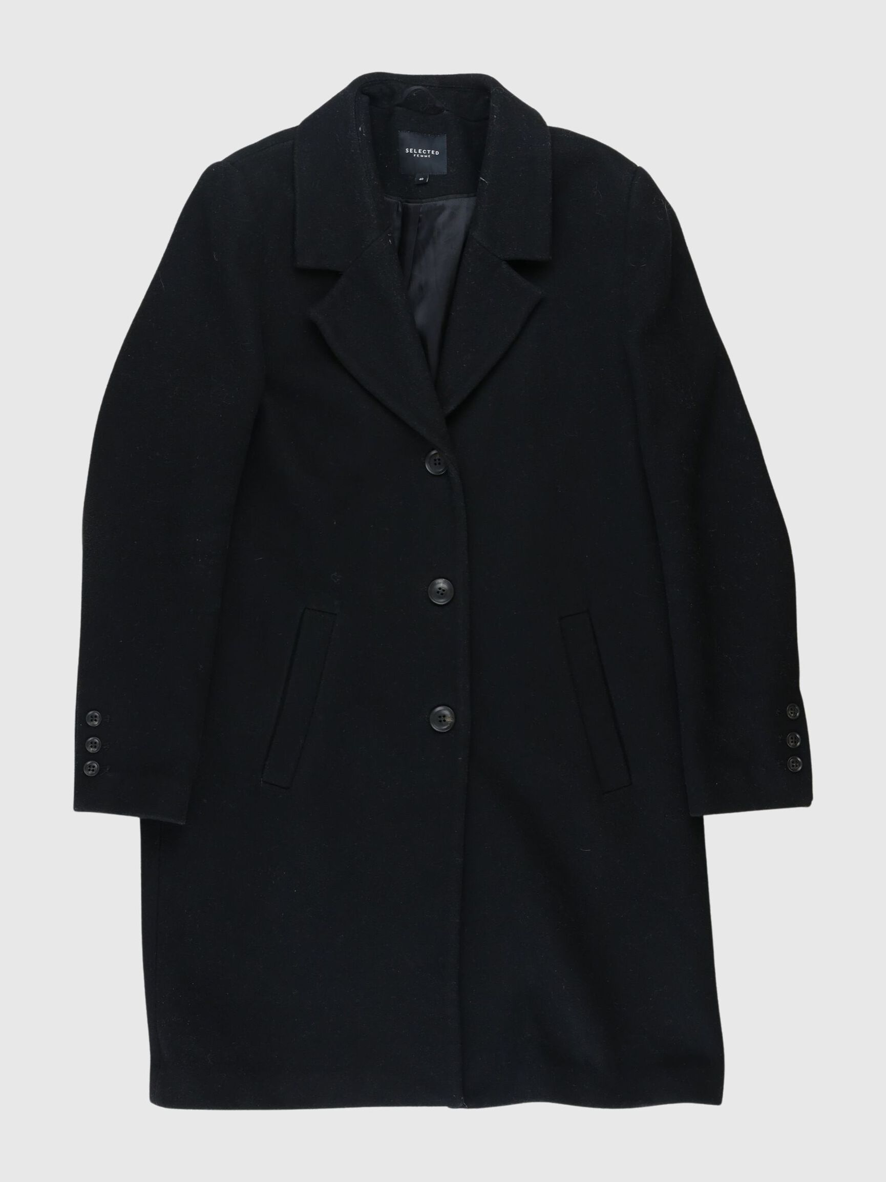 COAT, Black, highres