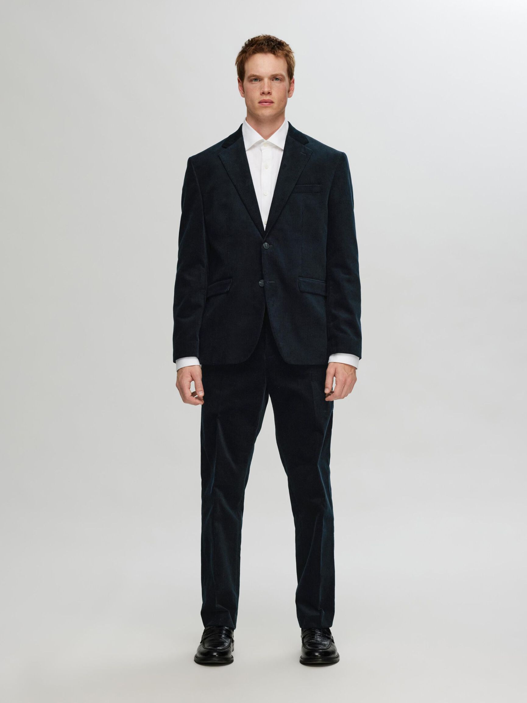 REGULAR FIT CORDUROY TROUSERS, Sky Captain, highres