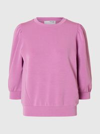PUFF SLEEVE SWEATSHIRT, First Bloom, highres