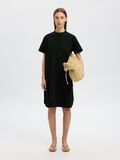 Selected TEJIDO DE ALGODÓN VESTIDO MINI, Black, highres - 16097963_Black_008.jpg