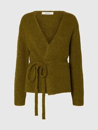 WOLMIX GEBREID VEST, Fir Green, highres