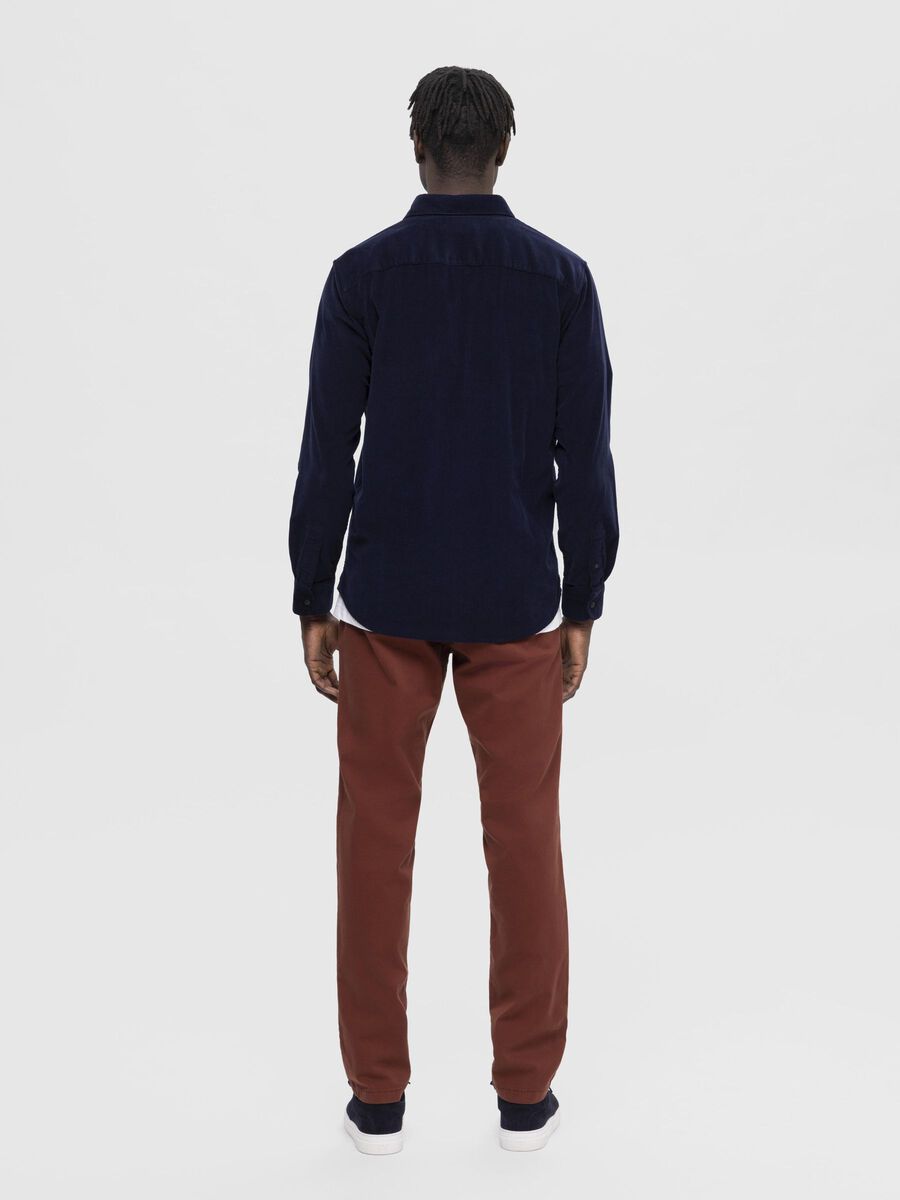 Selected CORDUROY SHIRT, Navy Blazer, highres - 16090182_NavyBlazer_004.jpg