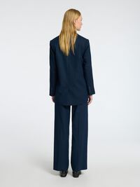 RELAXED FIT EINREIHIGER BLAZER, Dark Sapphire, highres
