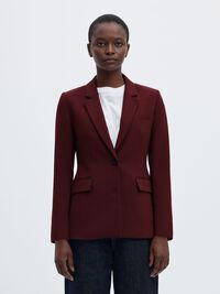 CLASSIC FIT BLAZER, Tawny Port, highres