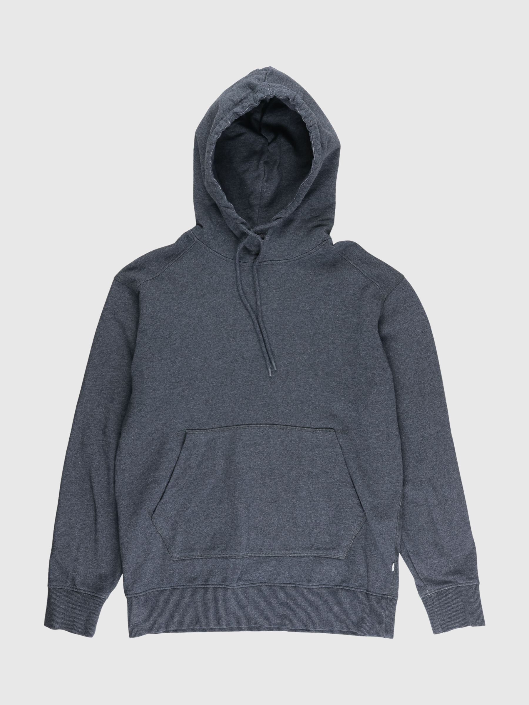 KLASSISK HOODIE, Medium Grey Melange, highres