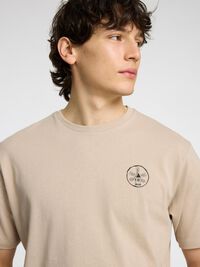 REGULAR FIT PRINT T-SHIRT, Pure Cashmere, highres