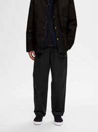 220 LOOSE FIT CHINO, Black, highres
