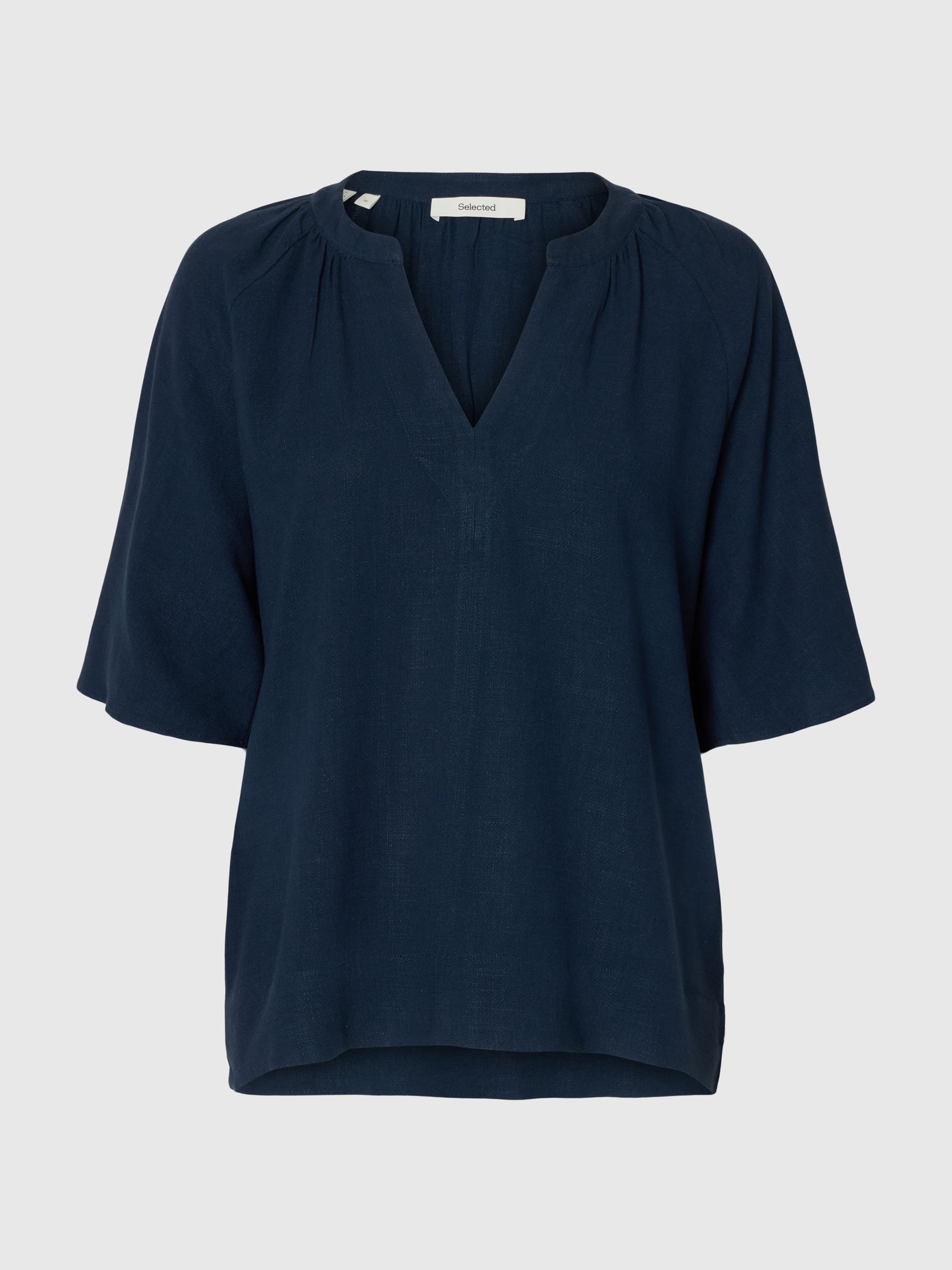 BLUSA A V, Dark Sapphire, highres