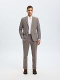 Selected SLIM FIT EINREIHIGER BLAZER, Dark Sand Melange, highres - 16087870_DarkSandMelange_008.jpg