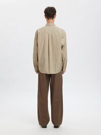 RELAXED FIT SHIRT, Weathered Teak, highres