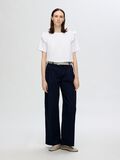 Selected FRILLED SHORT-SLEEVED T-SHIRT, Bright White, highres - 16097108_BrightWhite_005.jpg