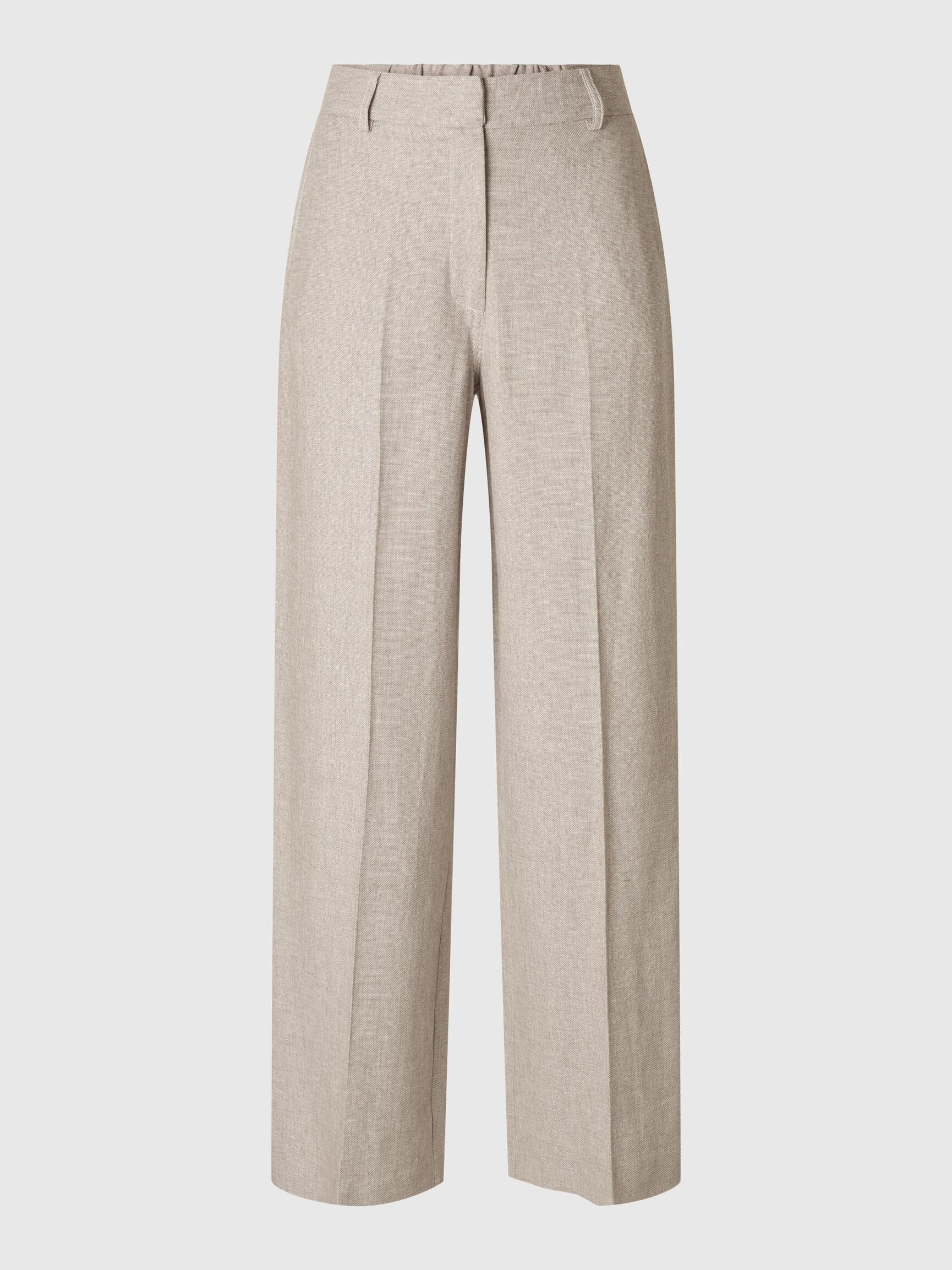 ANZUG HOSE MIT WEITEM BEIN, Sepia Tint, highres