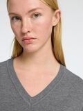 Selected VISCOSE BLEND KNITTED TOP, Medium Grey Melange, highres - 16096171_MediumGreyMelange_006.jpg