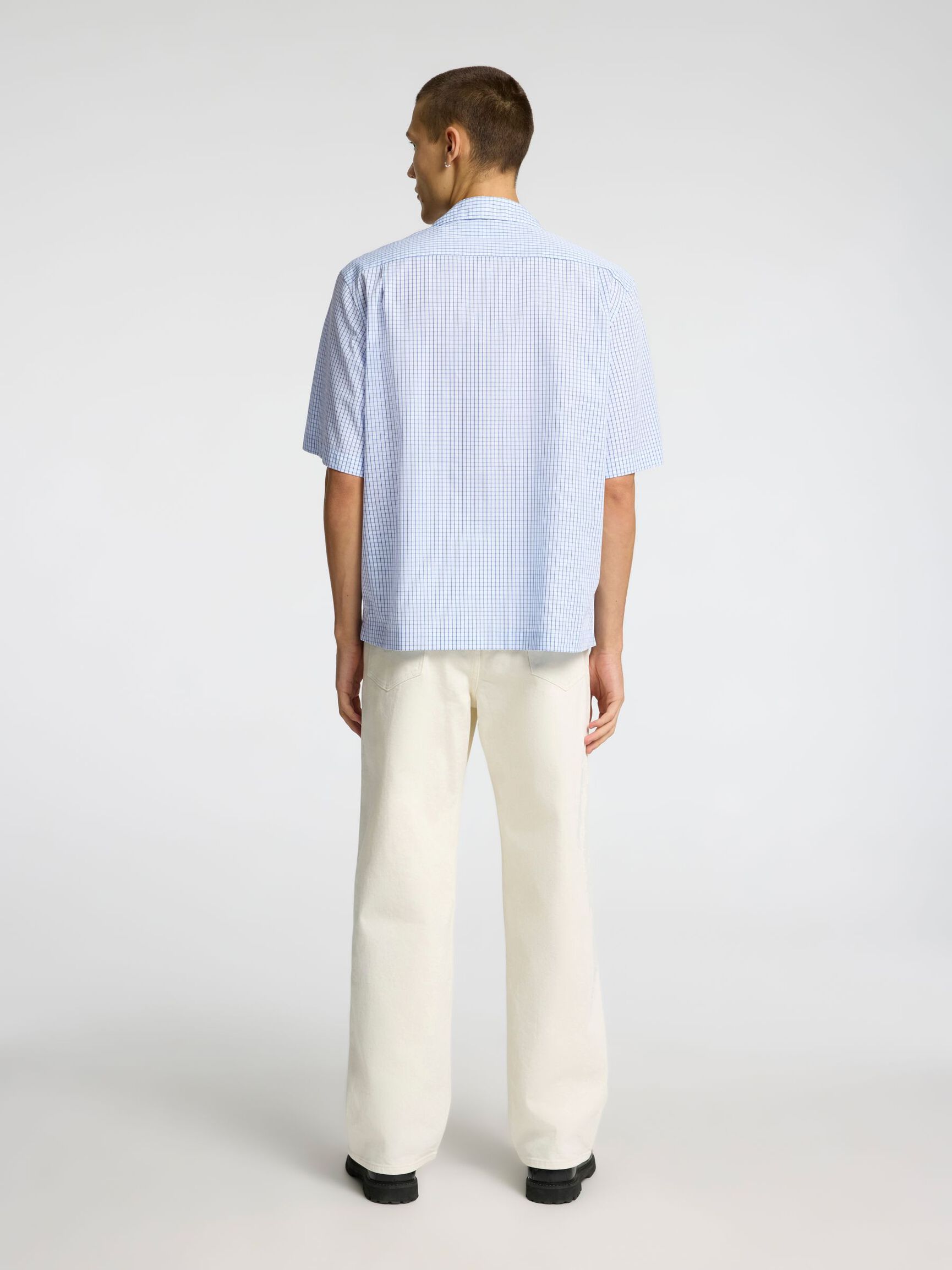 KOSZULA Z KRÓTKIM RĘKAWEM, Cashmere Blue, highres
